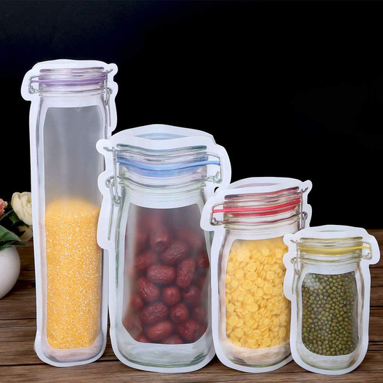 SET 4 BOLSAS ALIMENTOS REUTILABLES 10.5X32CM QUTTIN image 6