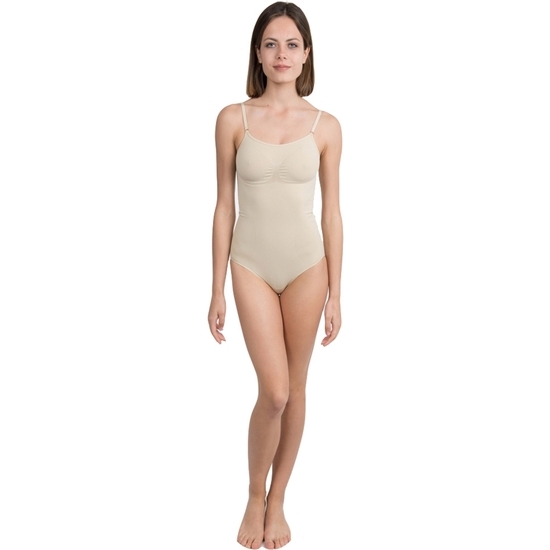 BODY UP REDUCTOR CON FORMA DE PECHO EFECTO 3D BEIGE image 0