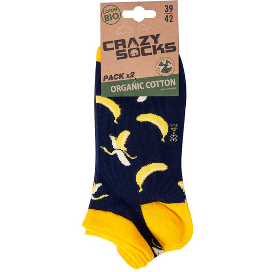 1PAR DE CALCETINES CRAZY SOCKS PARA HOMBRE "PLÁTANO" image 1