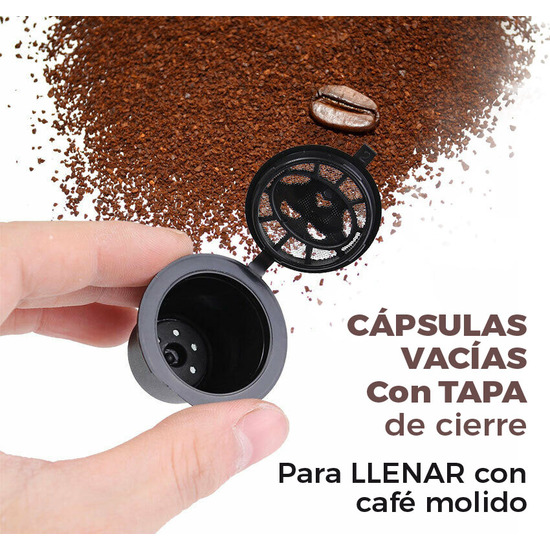 SET 5 CAPSULAS CAFE C/ACCESORIOS QUTTIN image 4