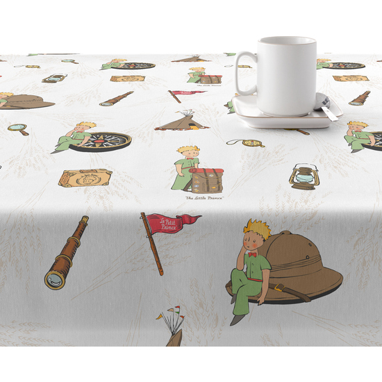 MANTEL RESINADO (TACTO PLASTIFICADO) ANTIMANCHAS MODELO THE LITTLE PRINCE image 1