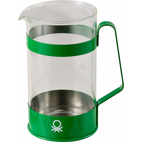 CAFETERA CON ÉMBOLO 600ML ACERO INOXIDABLE, BOROSILICATO VERDE - RAINBOW image 5