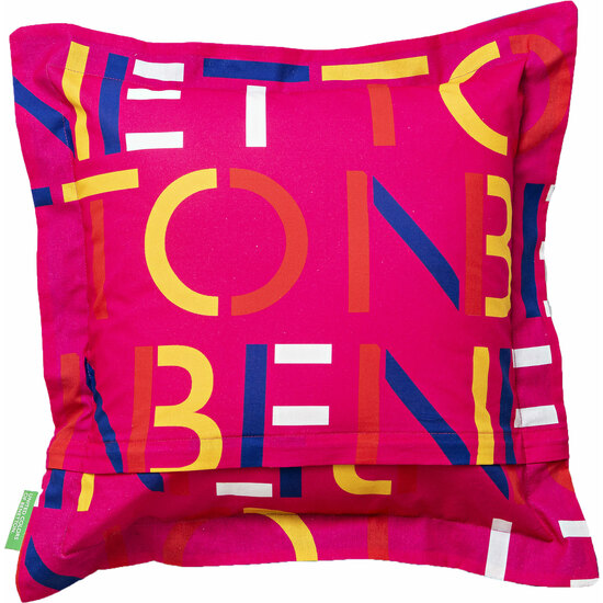 CUSHION 40X40 CM COTTON PINK - MULTICOLOR BENETTON image 0