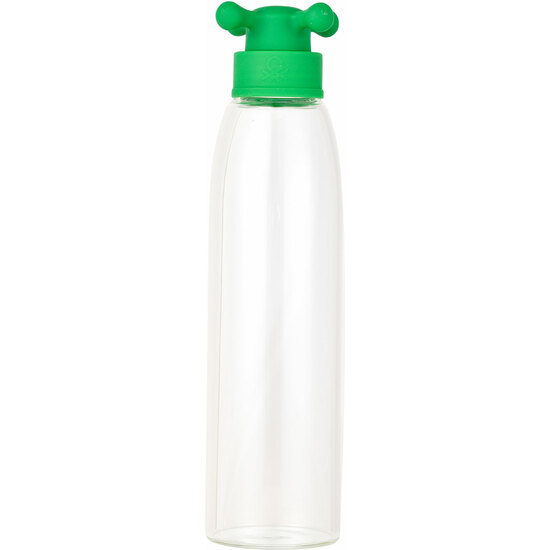 BOTELLA DE AGUA 500ML BOROSILICATO TAPA VERDE DE GRIFO-RAINBOW image 0