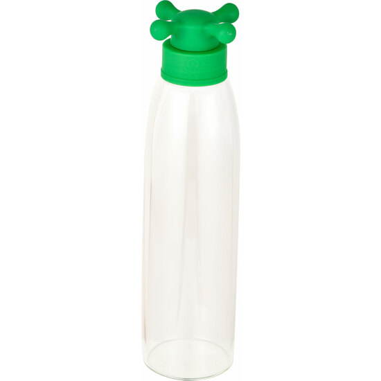 BOTELLA DE AGUA 500ML BOROSILICATO TAPA VERDE DE GRIFO-RAINBOW image 1