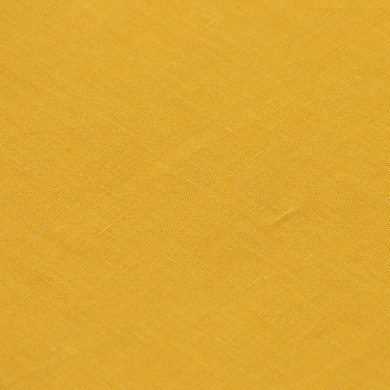 DELANTAL SIN BOLSILLO 100% LINO MUSTARD image 4