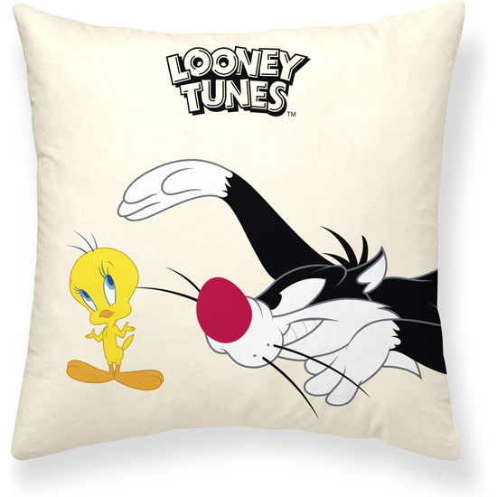 COJÍN CON RELLENO INCLUIDO 45X45CM MODELO LOONEY TUNES CHARACTERS B image 0