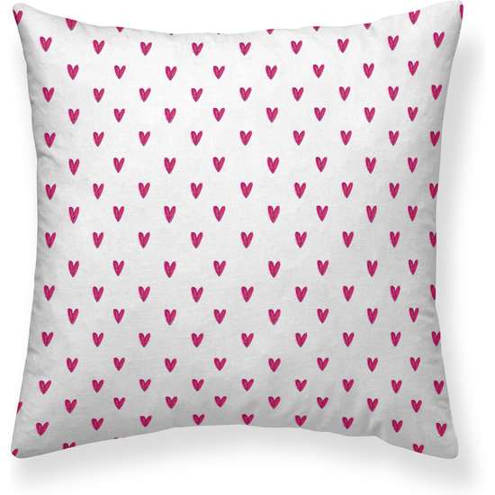 FUNDA DE ALMOHADA 100% ALGODÓN MODELO CORAZONES DE MUNDOPIRUUU DE 65X65 CM. image 0