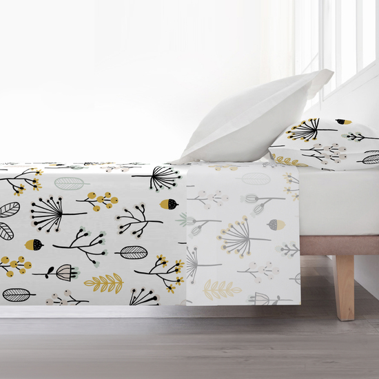 JUEGO DE SÁBANAS 100% ALGODÓN MODELO SANTORINI PARA CAMA DE 180. image 2