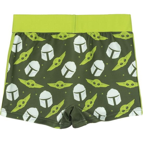 BOXER BAÑO THE MANDALORIAN GREEN image 1