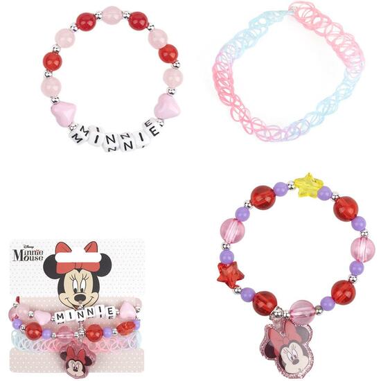 BISUTERIA PULSERA INFANTIL MINNIE MULTICOLOR image 0