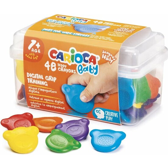 MALETIN 48 CERAS BABY TEDDY CRAYONS 1+ image 0