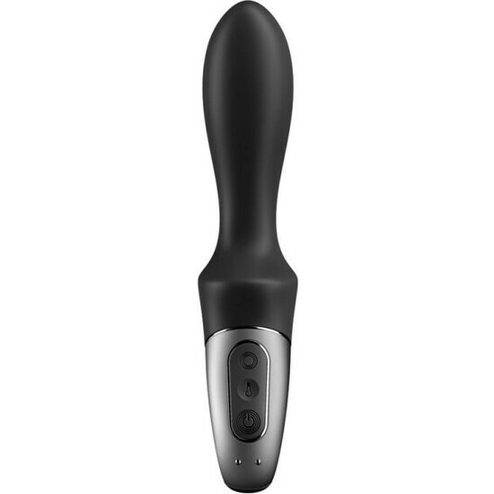 SATISFYER HEAT CLIMAX WARMING ANAL VIBRATOR - BLACK image 2