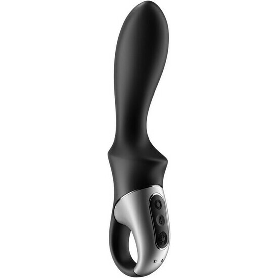 SATISFYER HEAT CLIMAX WARMING ANAL VIBRATOR - BLACK image 3