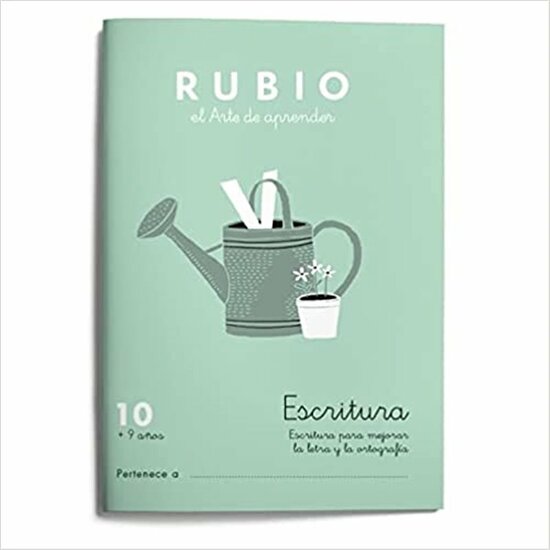 CUADERNO ESCRITURA RUBIO Nº 10 image 0