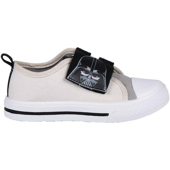 ZAPATILLA LONETA SUELA PVC ALGODÓN STAR WARS GRAY image 0