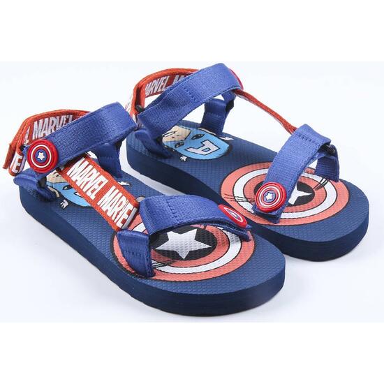 SANDALIAS CASUAL VELCRO MARVEL BLUE image 2