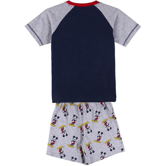 PIJAMA CORTO SINGLE JERSEY PUNTO MICKEY GRAY image 1