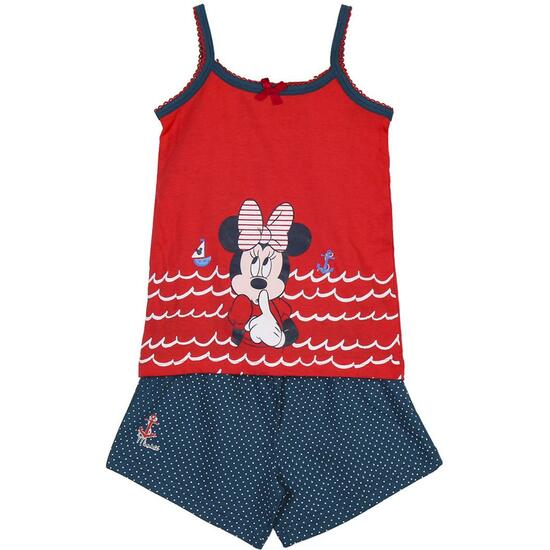 PIJAMA CORTO TIRANTES MINNIE RED image 0