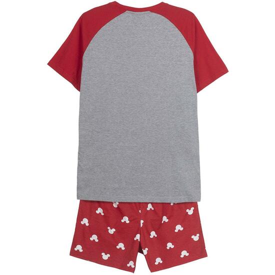 PIJAMA CORTO SINGLE JERSEY PUNTO MICKEY RED image 1