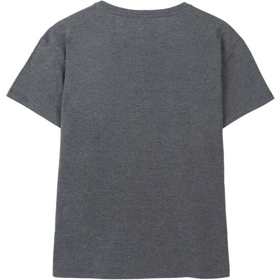 CAMISETA CORTA SINGLE JERSEY PUNTO STITCH DARK GRAY image 1