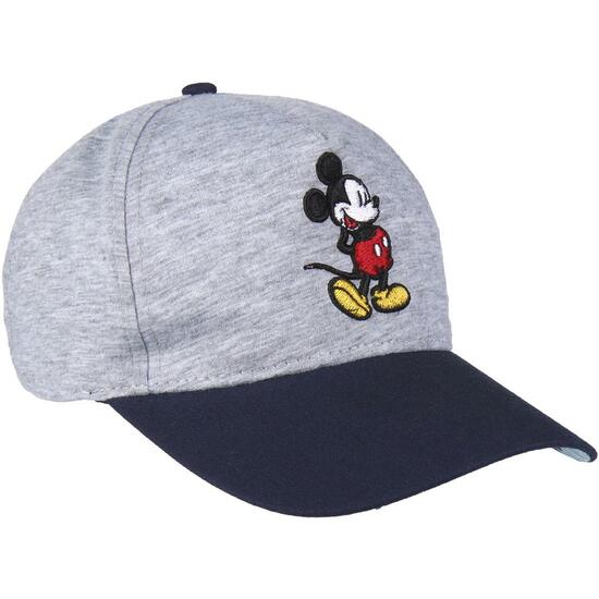 GORRA VISERA CURVA BORDADO MICKEY GRAY image 0