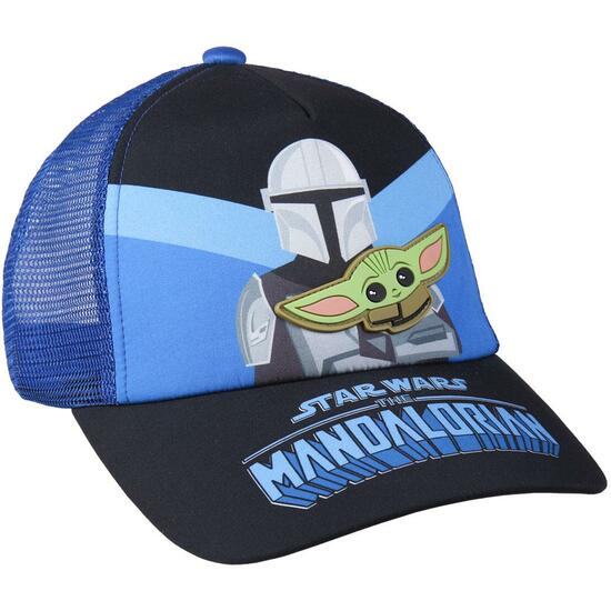 GORRA VISERA CURVA FOAM THE MANDALORIAN BLUE image 0