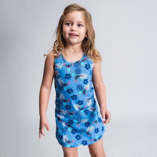 VESTIDO SINGLE JERSEY PUNTO STITCH BLUE image 3