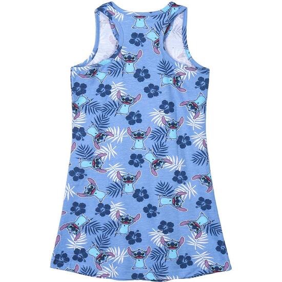 VESTIDO SINGLE JERSEY PUNTO STITCH BLUE image 1