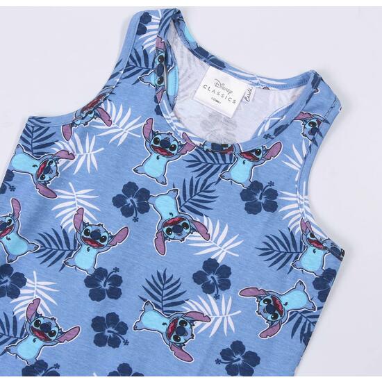 VESTIDO SINGLE JERSEY PUNTO STITCH BLUE image 2