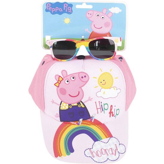 GORRA SET GAFAS DE SOL PEPPA PIG PINK image 0