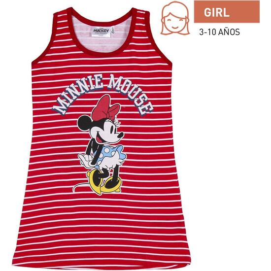 VESTIDO SINGLE JERSEY PUNTO MINNIE RED image 0