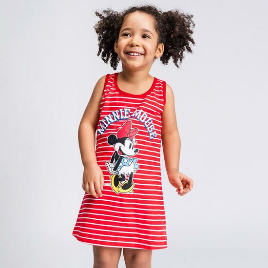 VESTIDO SINGLE JERSEY PUNTO MINNIE RED image 3