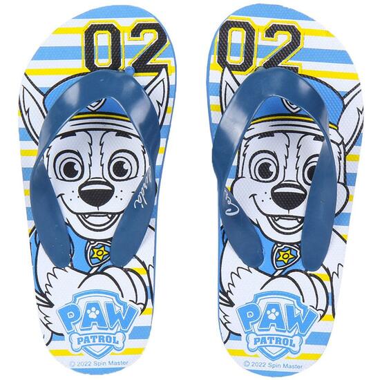 CHANCLAS FLIP FLOP PAW PATROL BLUE image 0