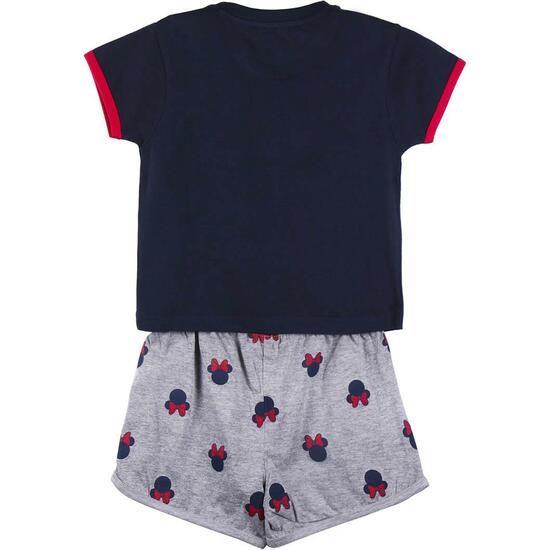 PIJAMA CORTO SINGLE JERSEY PUNTO MINNIE DARK BLUE image 1