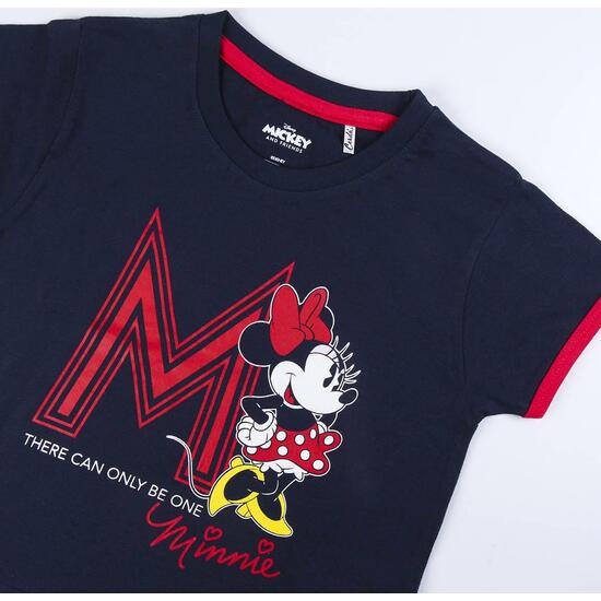 PIJAMA CORTO SINGLE JERSEY PUNTO MINNIE DARK BLUE image 2