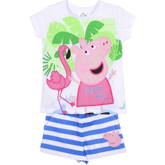 CONJUNTO 2 PIEZAS FRENCH TERRY 2 PIEZAS PEPPA PIG WHITE image 0