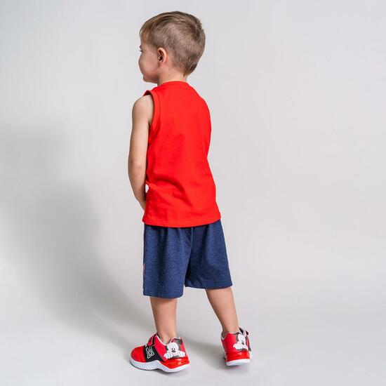 PIJAMA CORTO SINGLE JERSEY TIRANTES MICKEY RED image 4