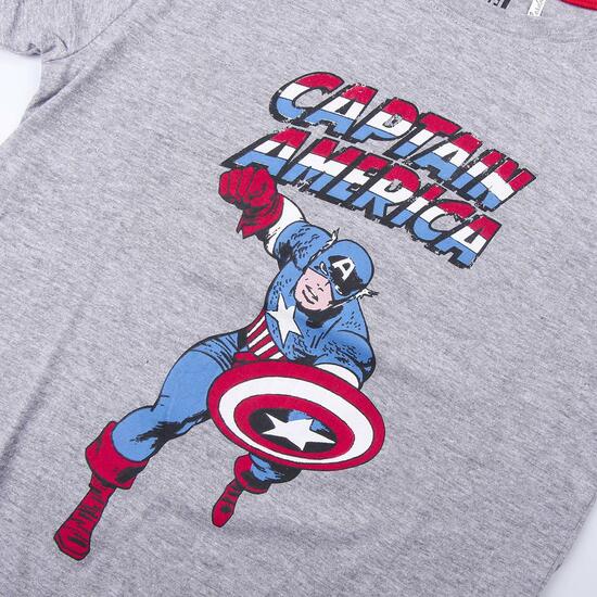 PIJAMA CORTO SINGLE JERSEY PUNTO MARVEL GRAY image 2