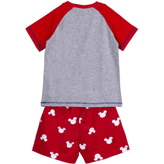 PIJAMA CORTO SINGLE JERSEY PUNTO MICKEY RED image 1