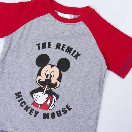 PIJAMA CORTO SINGLE JERSEY PUNTO MICKEY RED image 2