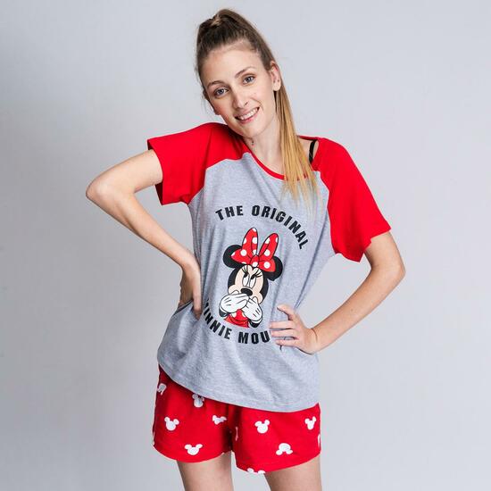 PIJAMA CORTO SINGLE JERSEY PUNTO MINNIE RED image 3