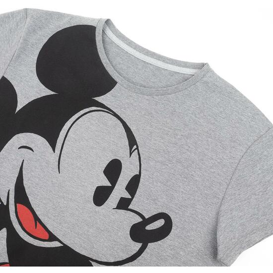 CAMISETA CORTA SINGLE JERSEY PUNTO MICKEY DARK GRAY image 2