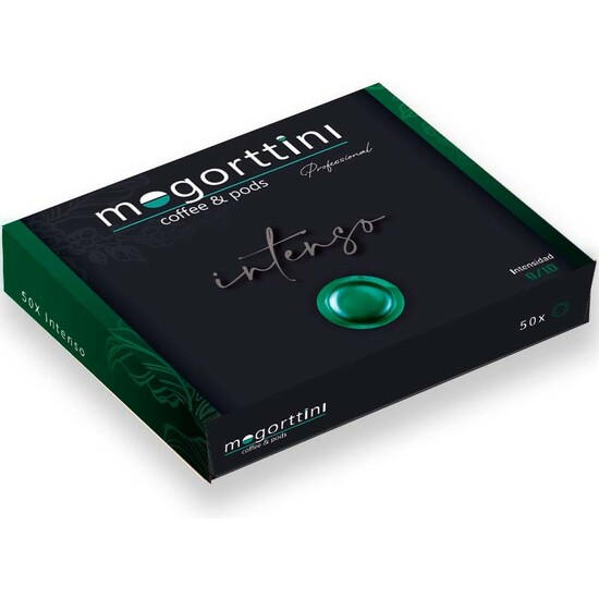 INTENSO MOGORTTINI, 50 CÁPSULAS COMPATIBLES CON NESPRESSO PROFESSIONAL image 0