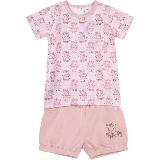 CONJUNTO 2 PIEZAS PEPPA PIG PINK image 0