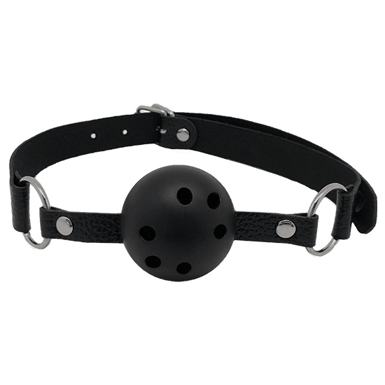 DISCRETION BLACK BALL GAG image 0