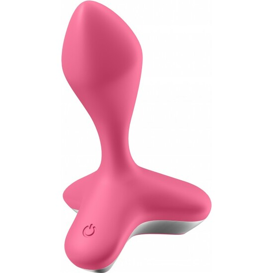 SATISFYER GAME CHANGER VIBRATING ANAL PLUG - PINK image 0