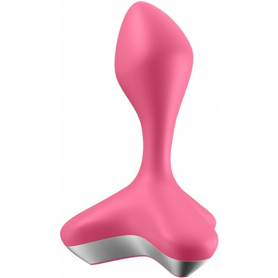 SATISFYER GAME CHANGER VIBRATING ANAL PLUG - PINK image 4