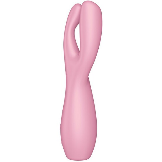 SATISFYER THREESOME 3 LAY-ON VIBRATOR - PINK image 3