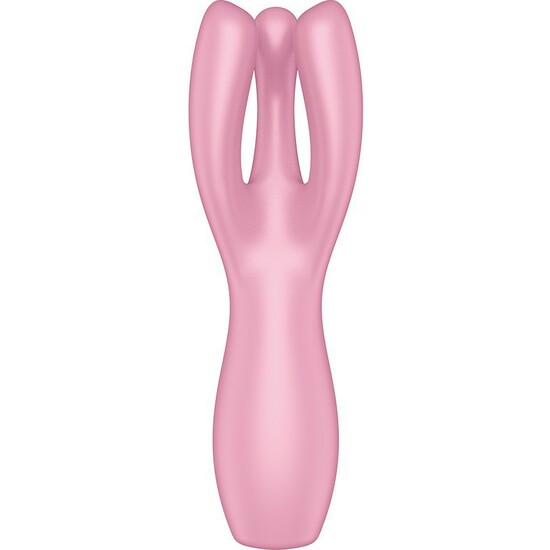 SATISFYER THREESOME 3 LAY-ON VIBRATOR - PINK image 5